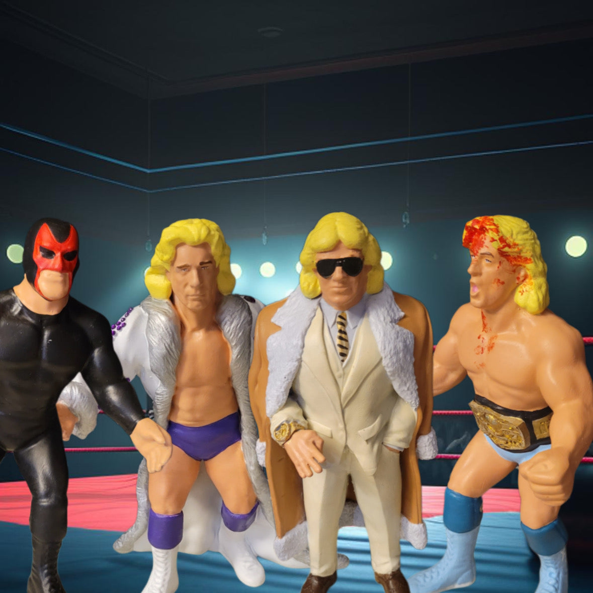 Holiday Bundle All 4 Limited Edition Ric Flair Figurines x Sinn Bodhi