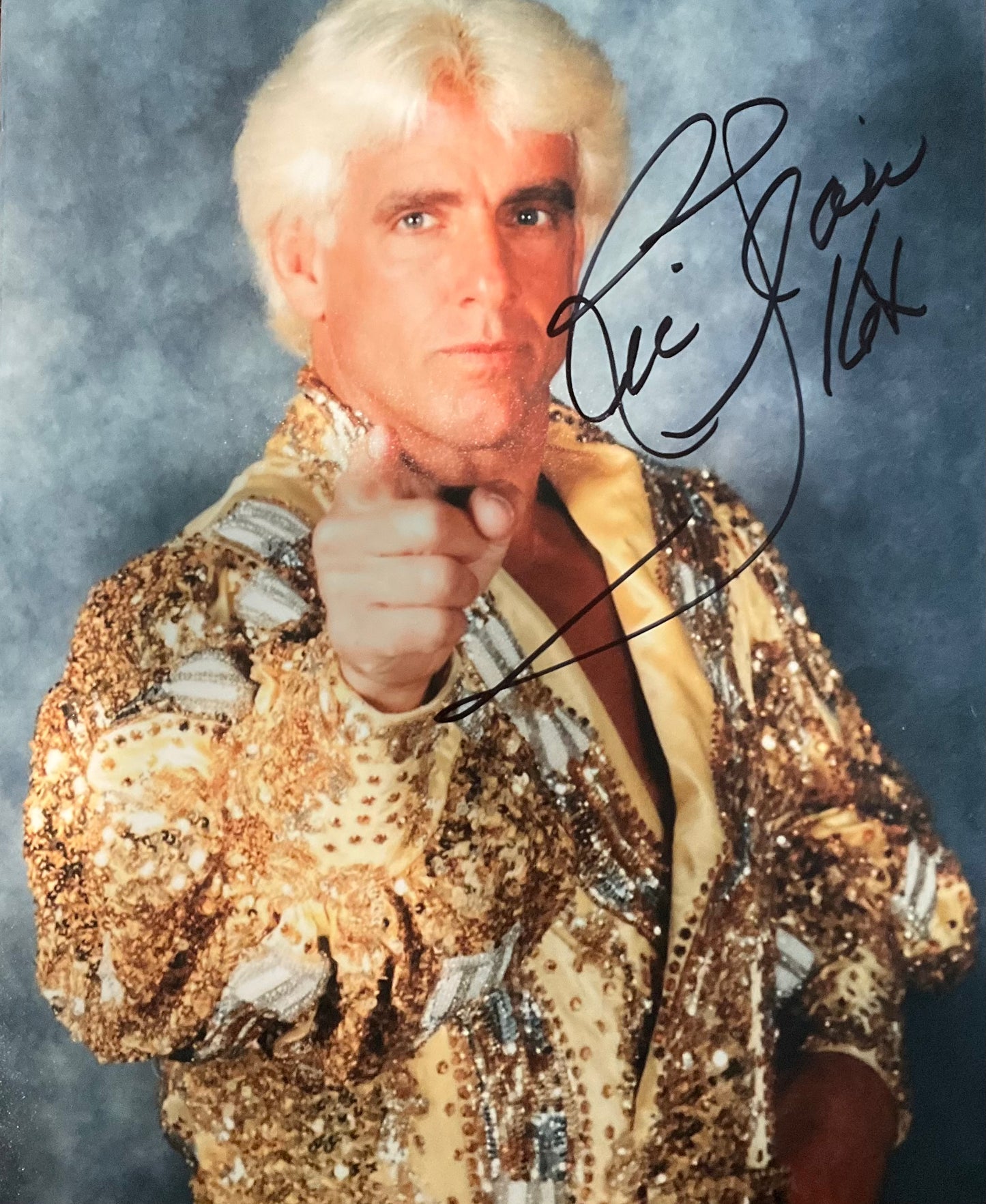 Autographed Gold Robe 8x10 Photo