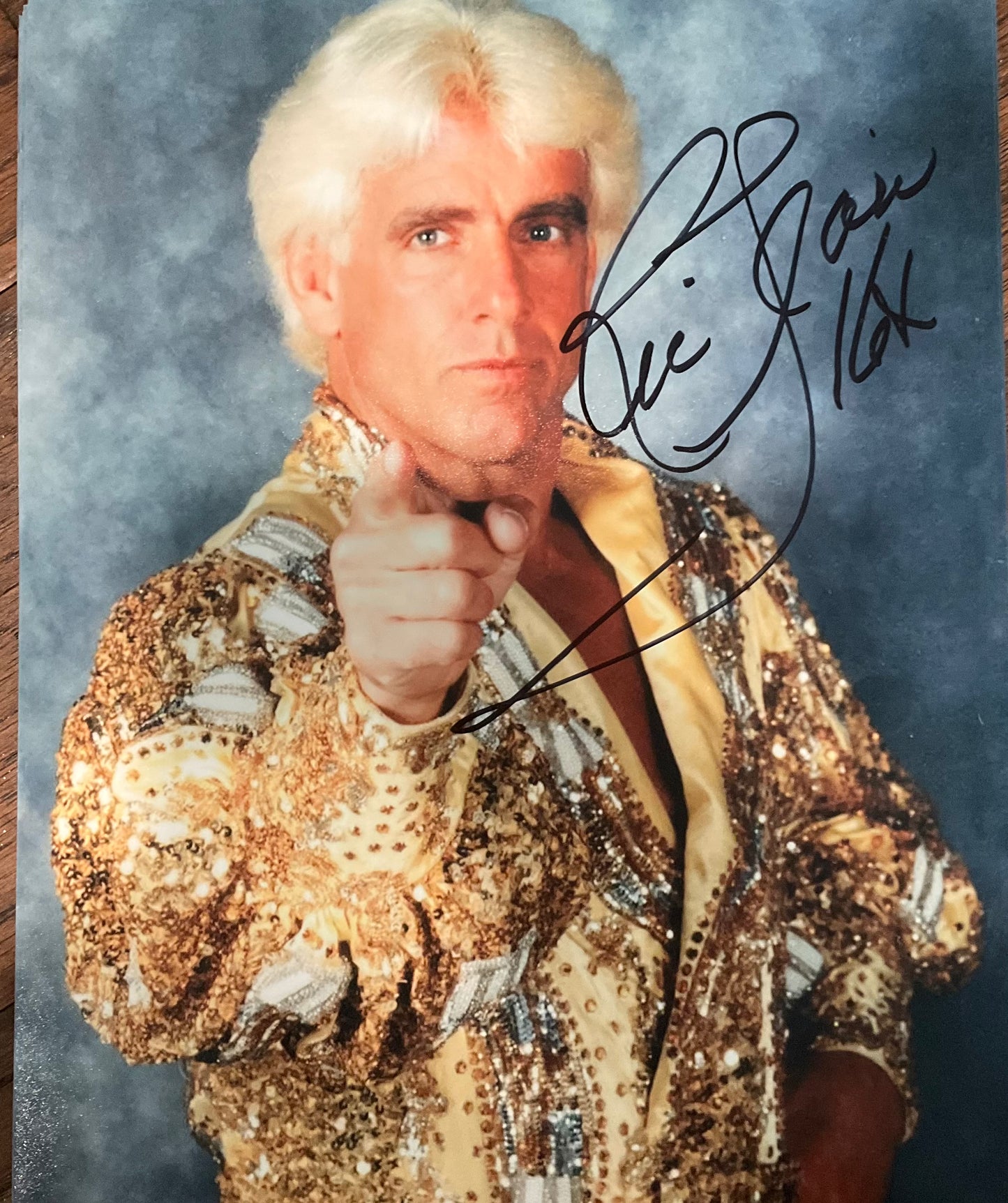Autographed Gold Robe 8x10 Photo