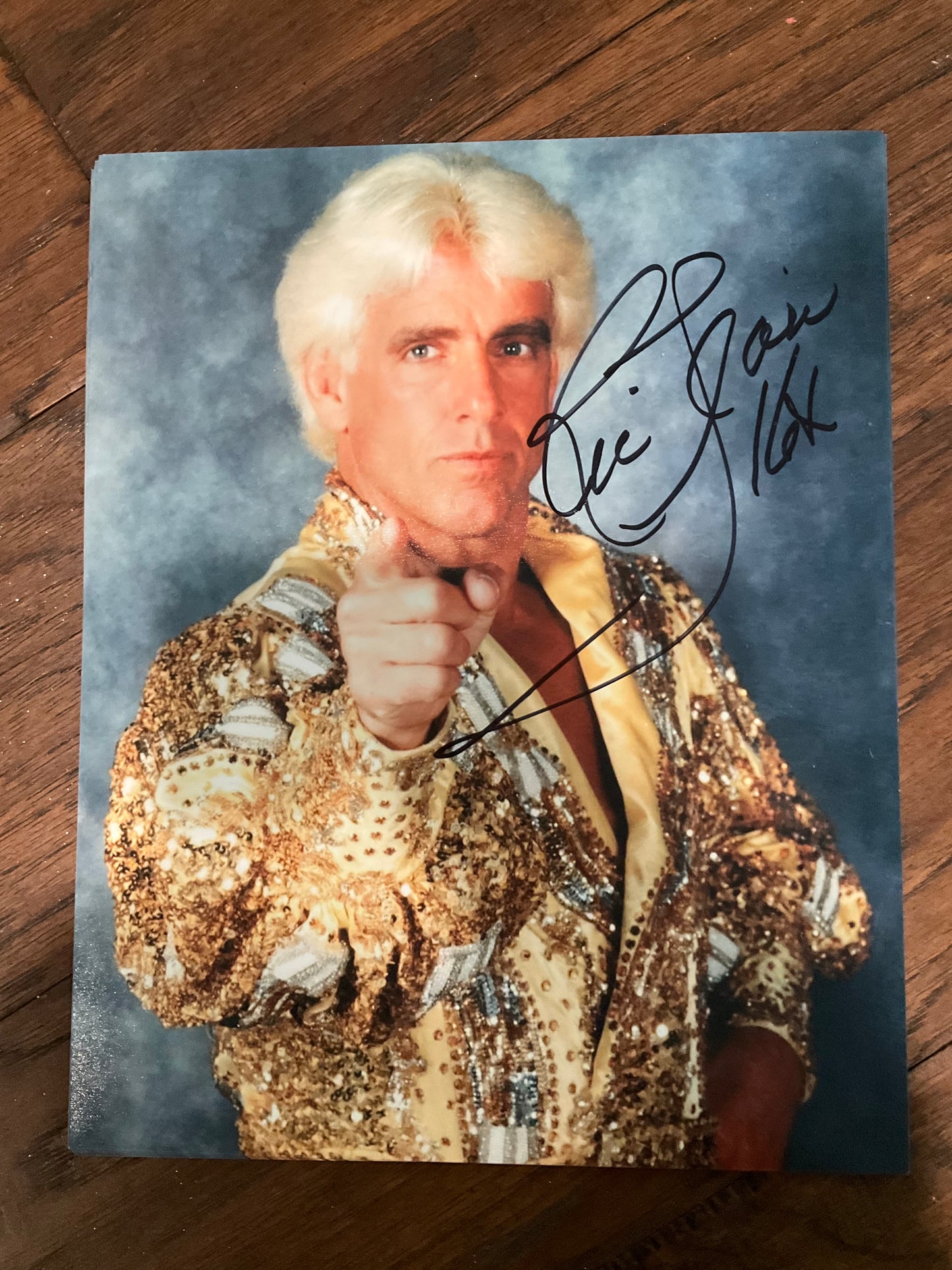 Autographed Gold Robe 8x10 Photo