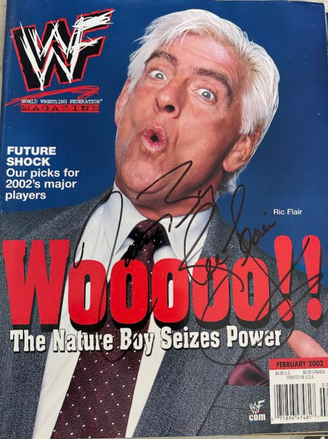 Ric Flair 2002 Signed Wwf Magazine – The Official Ric Flair Shop