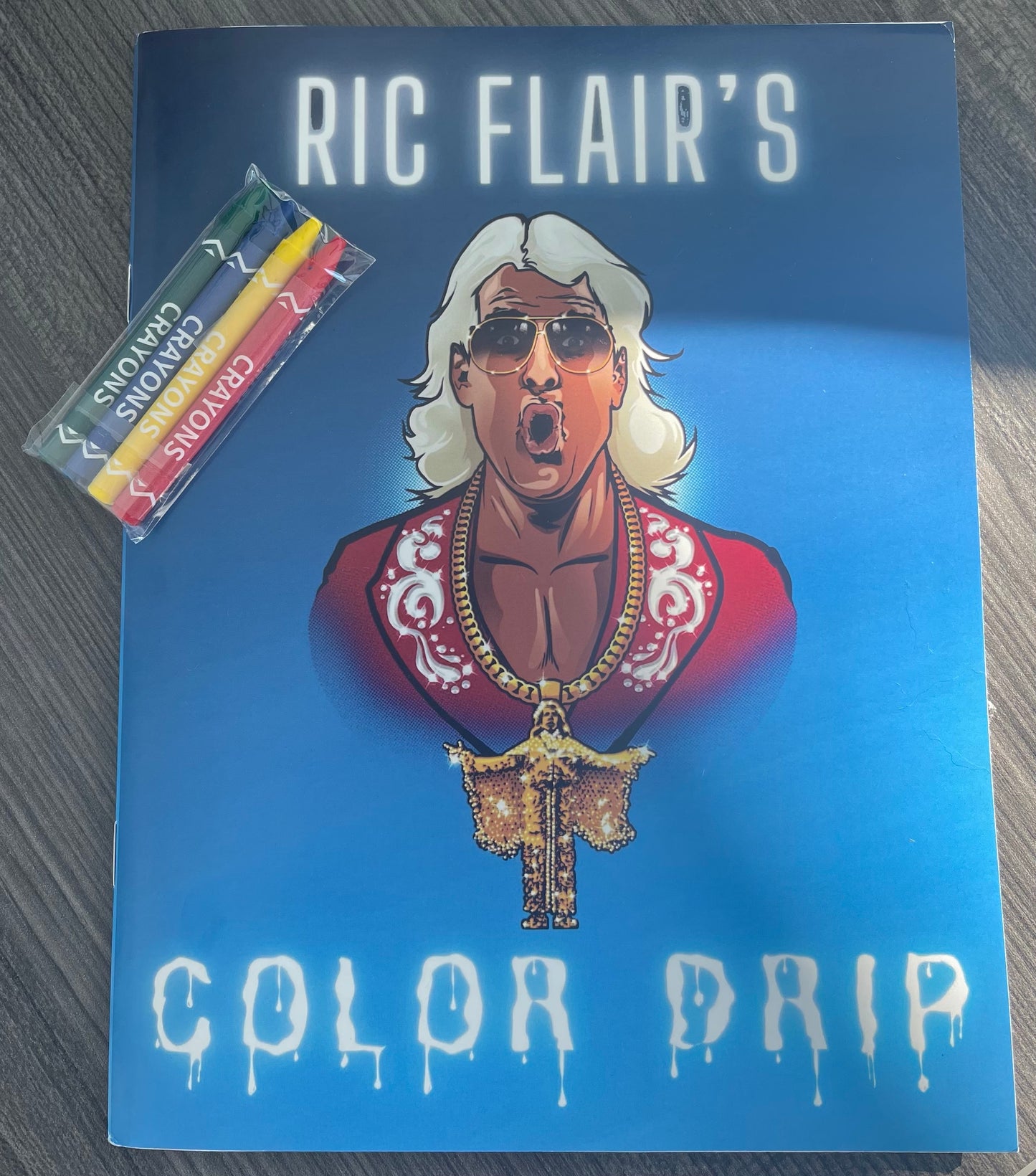 Autographed Limited Edition Ric Flair Coloring Book