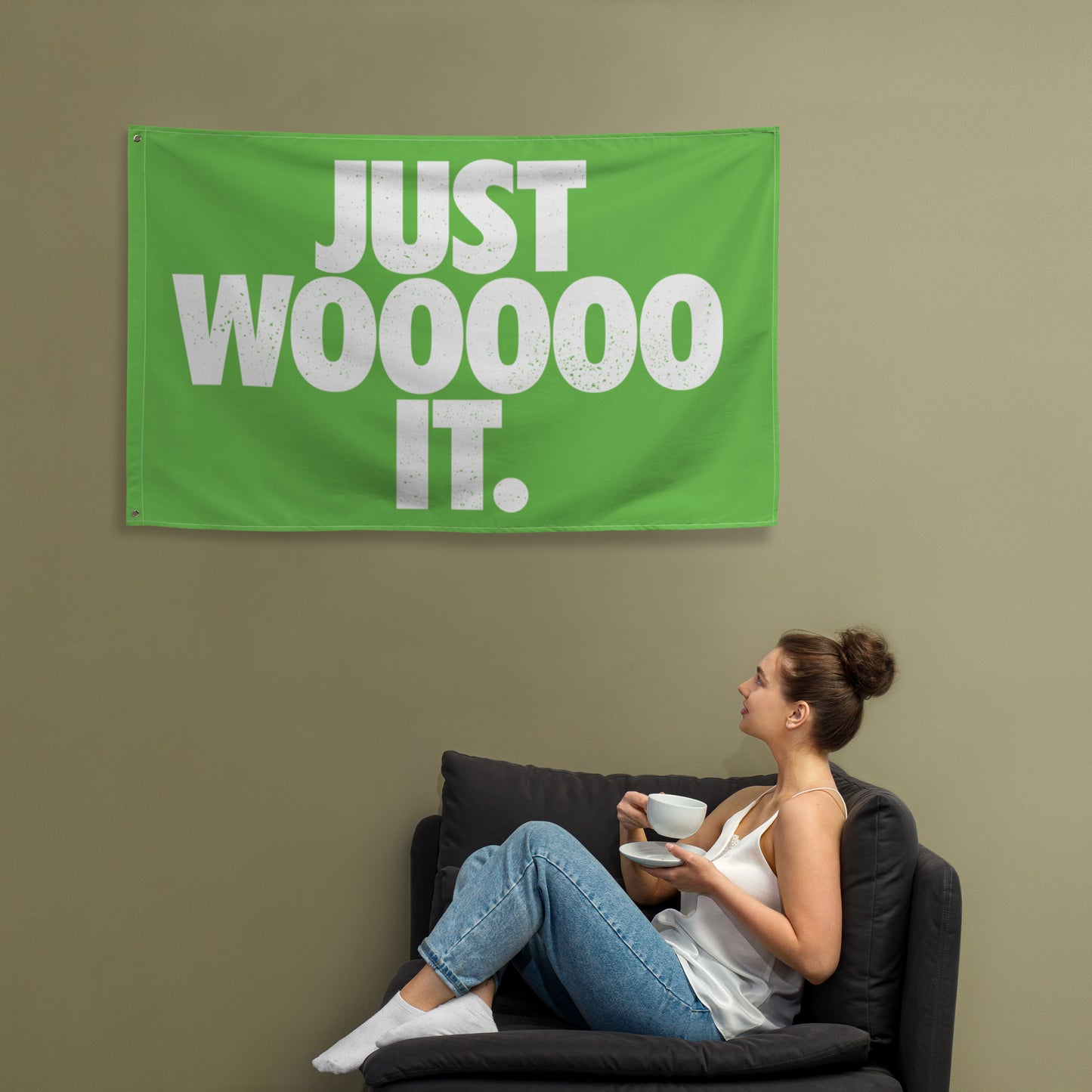 Just Wooooo It Flag