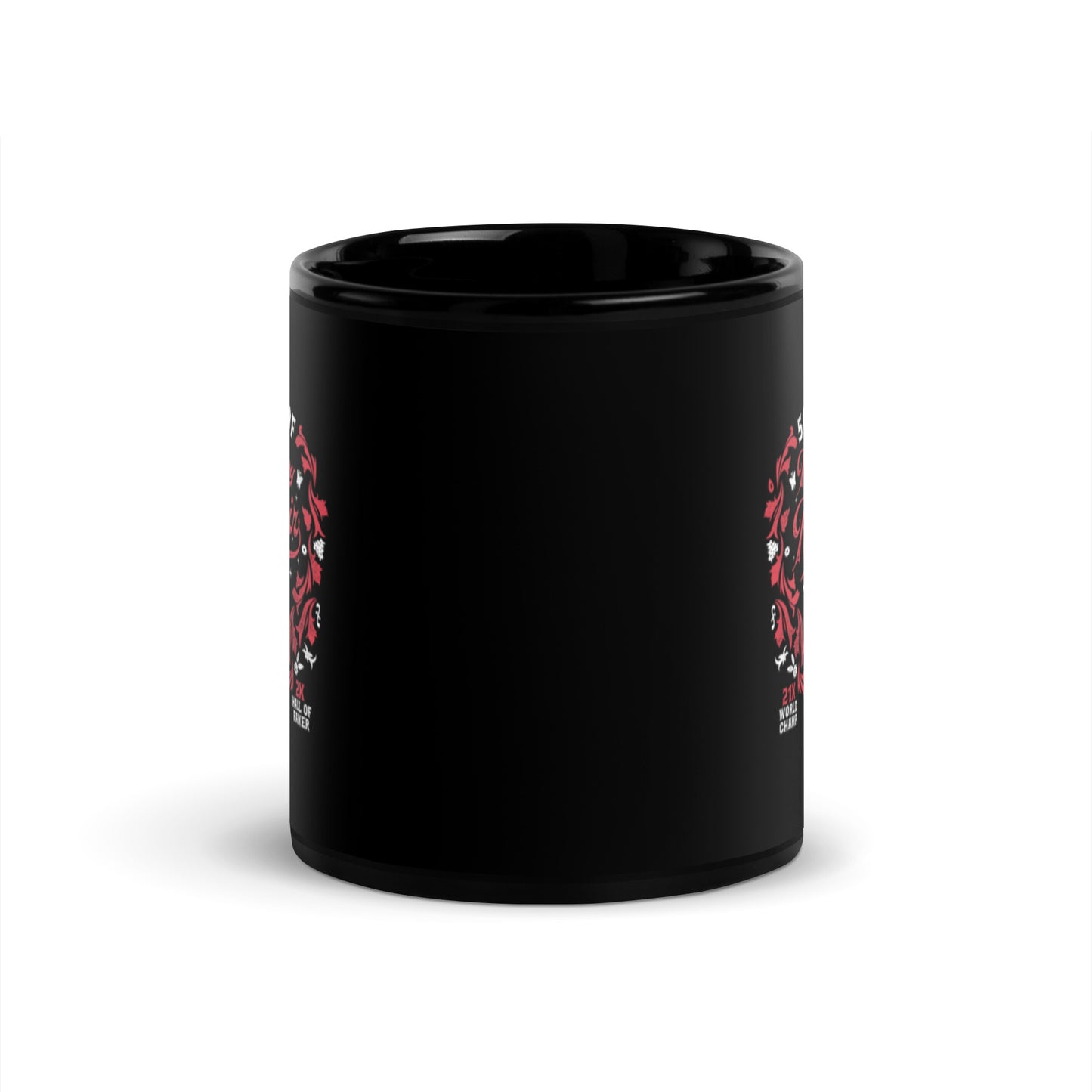 50 Years of Flair Black Glossy Mug