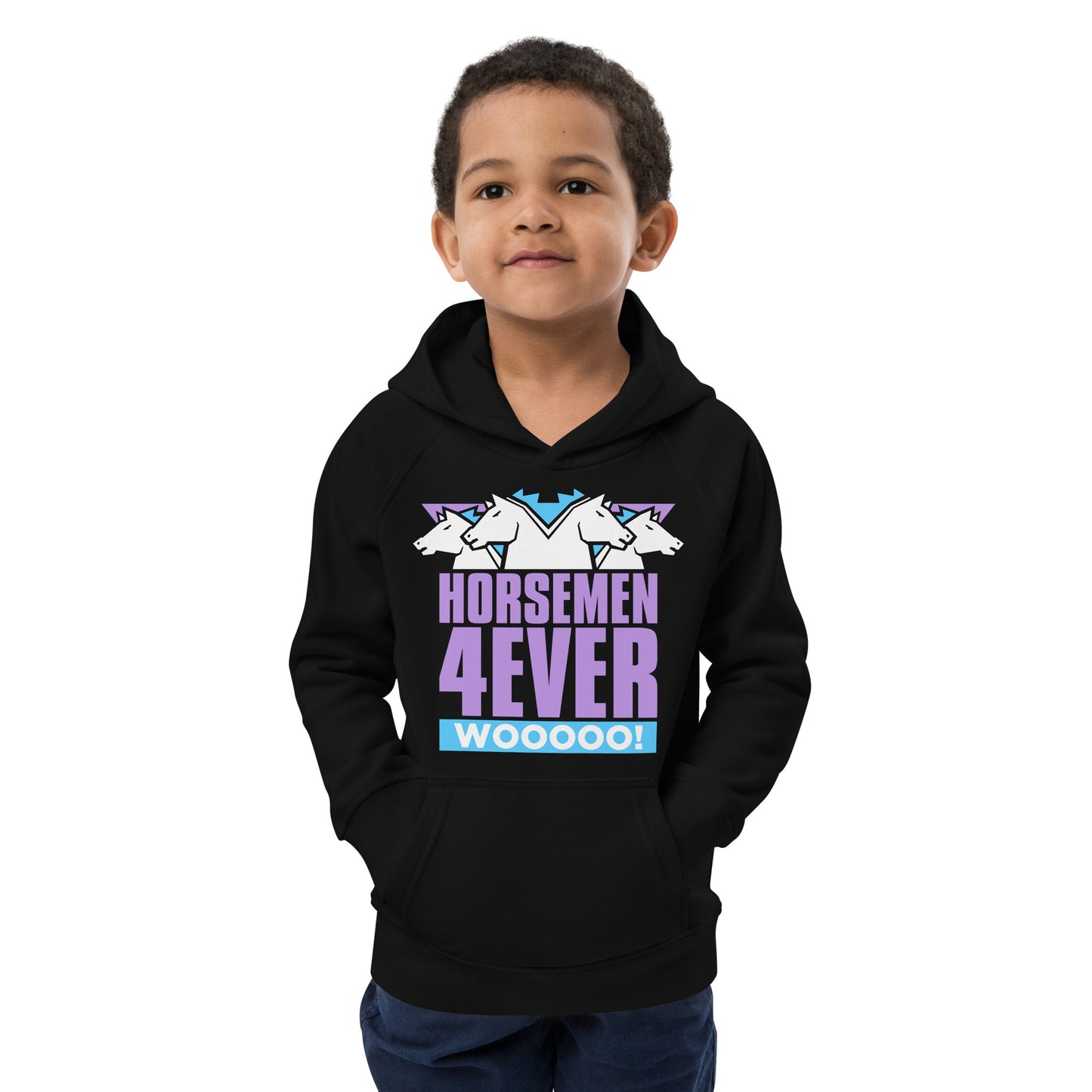4 Horsemen Wooooo! Kids Hoodie