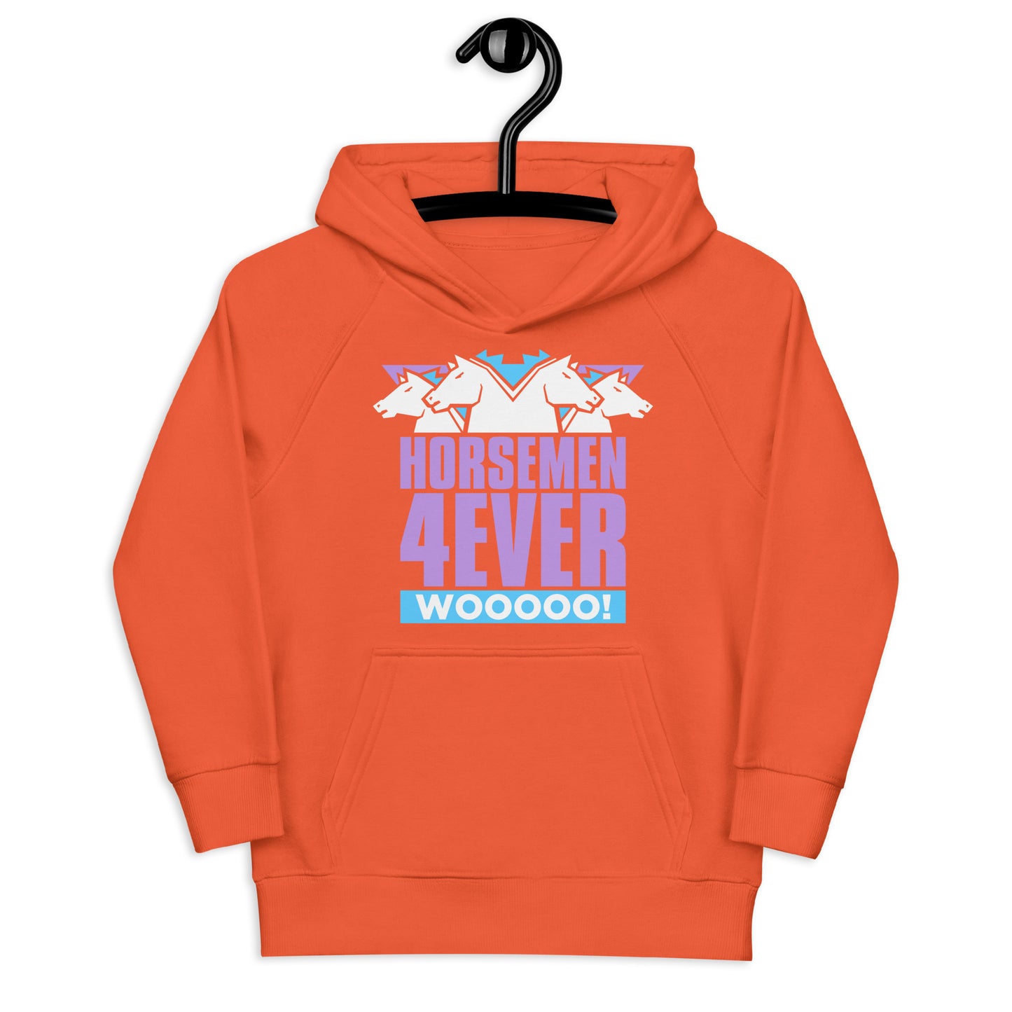 4 Horsemen Wooooo! Kids eco hoodie