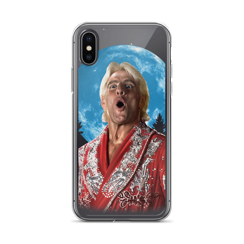 Wooo! At the moon iPhone Case