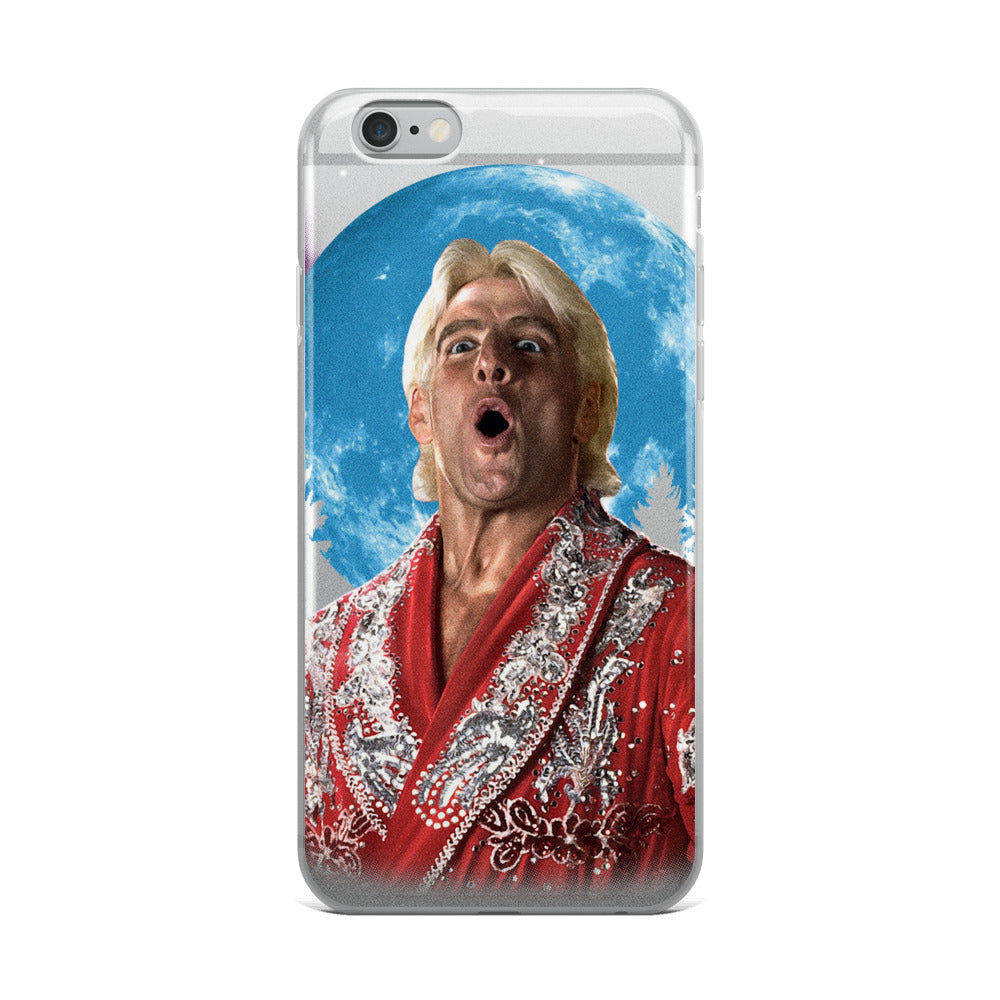 Wooo! At the moon iPhone Case