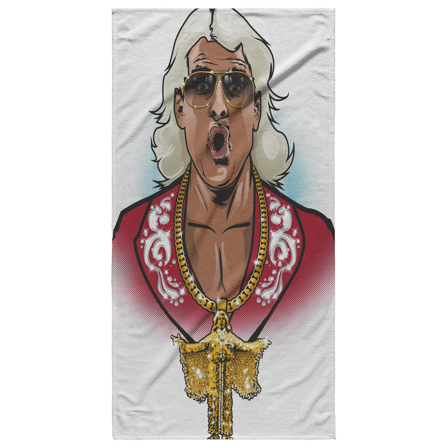 WOOOOO Man Beach Towel