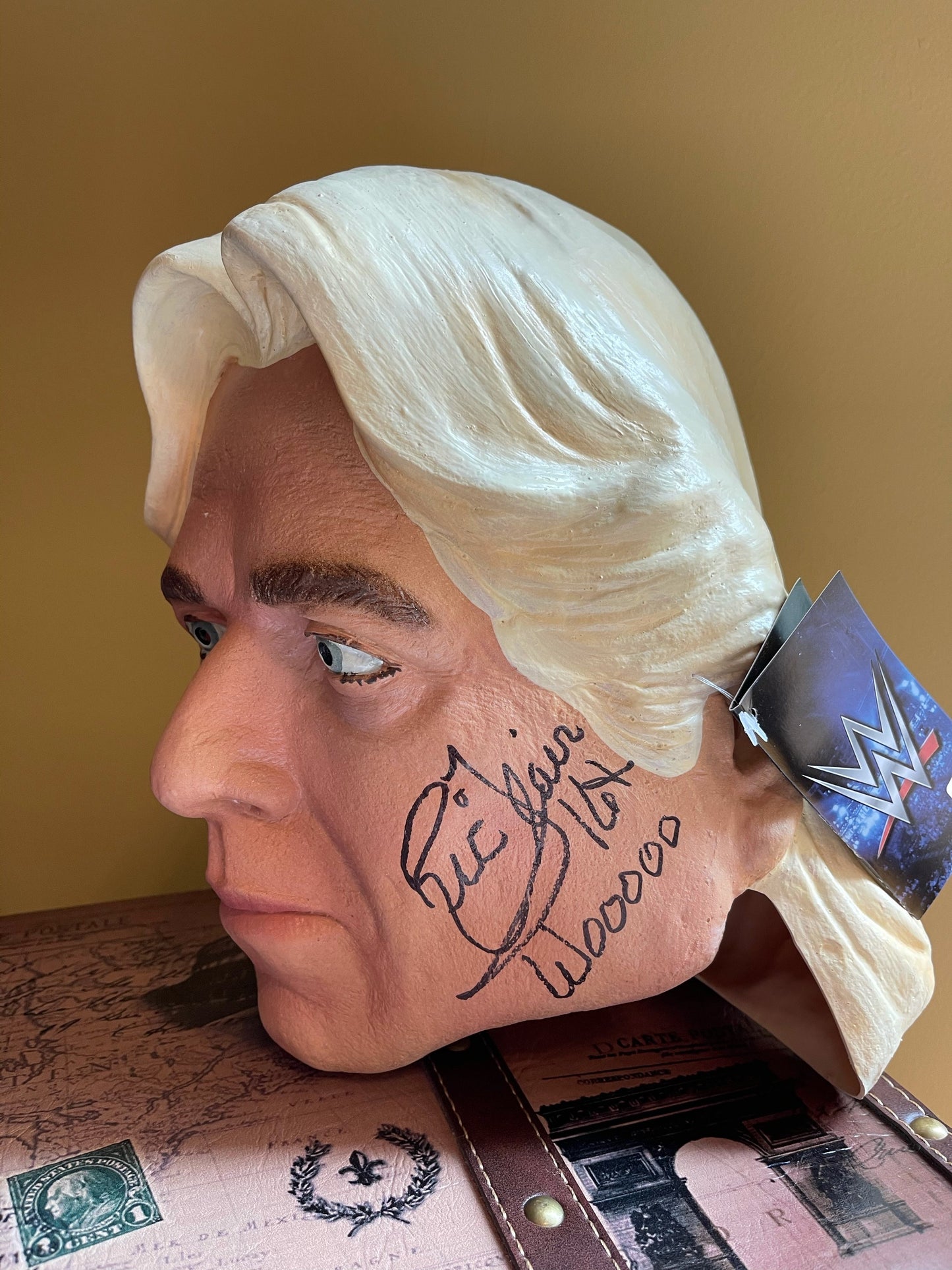 Autographed Ric Flair Costume Mask