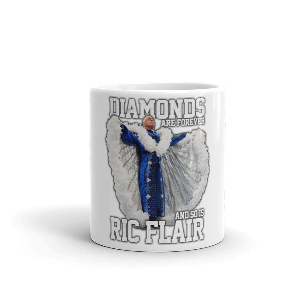 Diamonds Are Forever White Glossy Mug