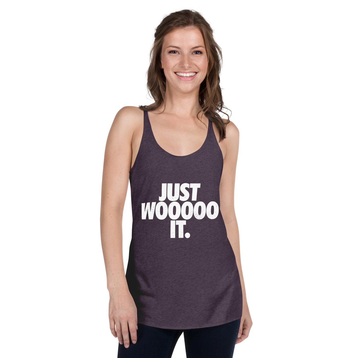 Just Wooooo It Women's Racerback Tank