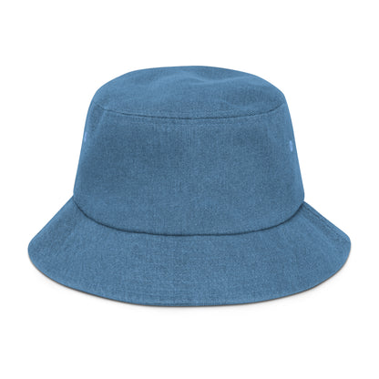 WOOOOO Denim Bucket Hat