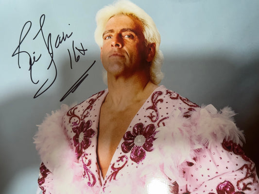 Autographed Pink Robe 8x10 Photo