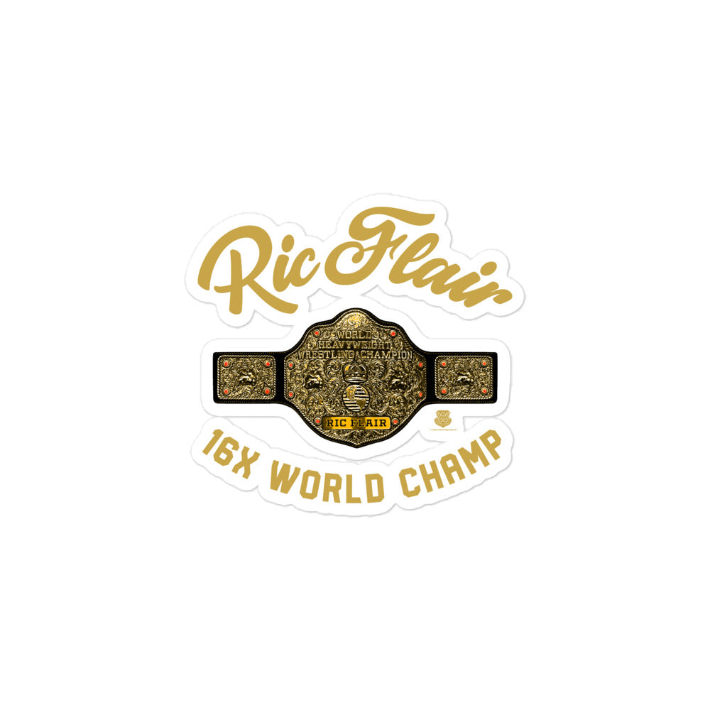 Ric Flair 16x Champ Sticker – The Official Ric Flair Shop