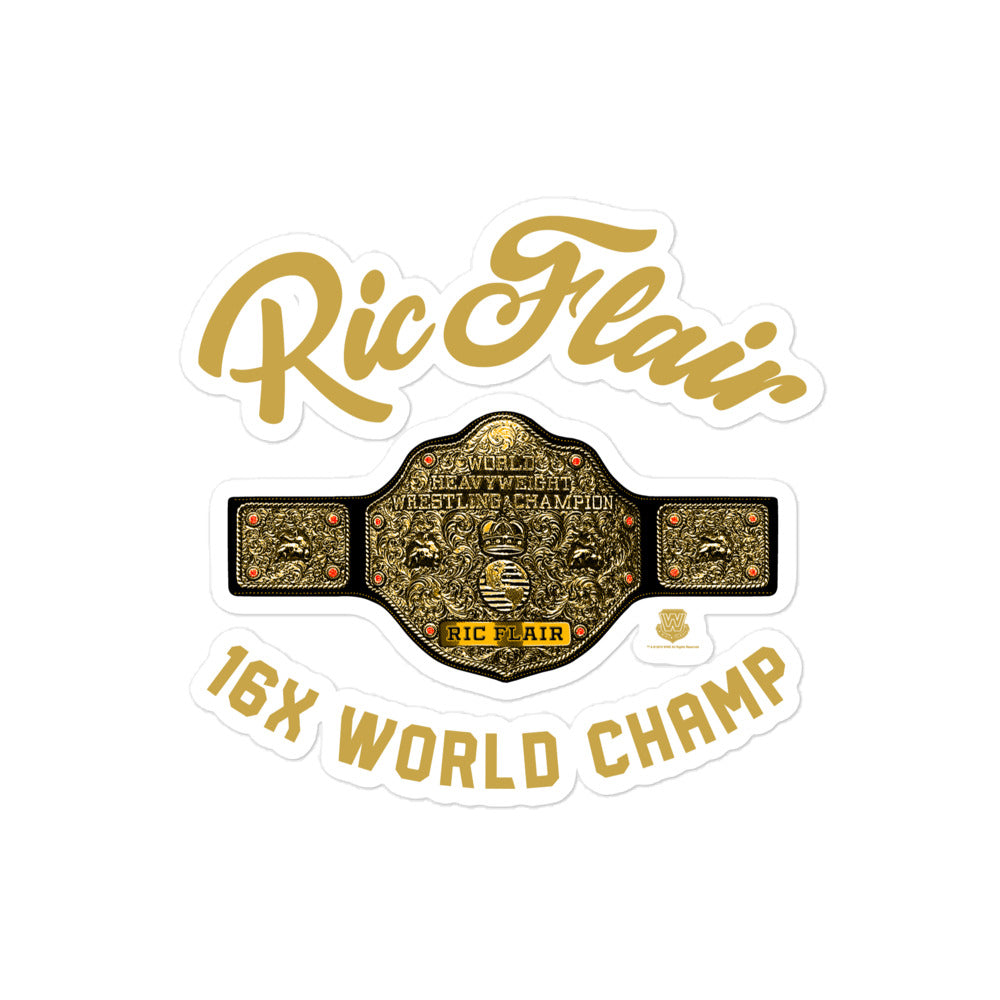 Ric Flair 16x Champ Sticker