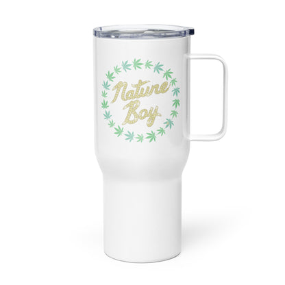 Nature Green Travel mug with a handle