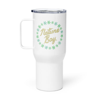 Nature Green Travel mug with a handle