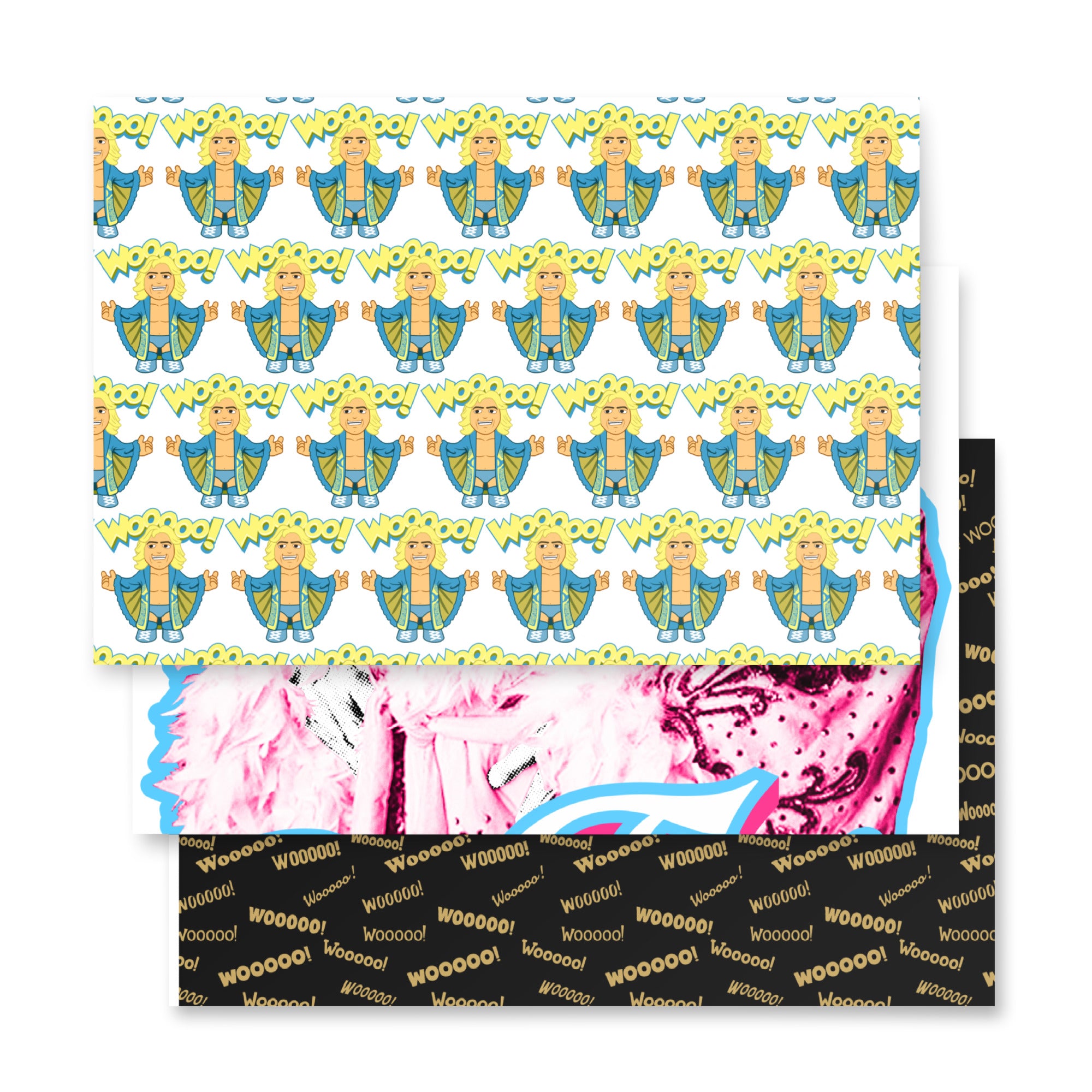 Wooooo! Package Wrapping paper sheets