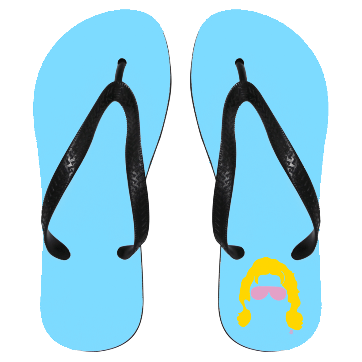 Flair Silhouette Flip Flops - Medium