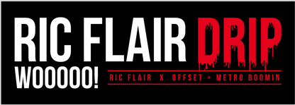 The Ric Flair Drip™ brand Bumper Sticker