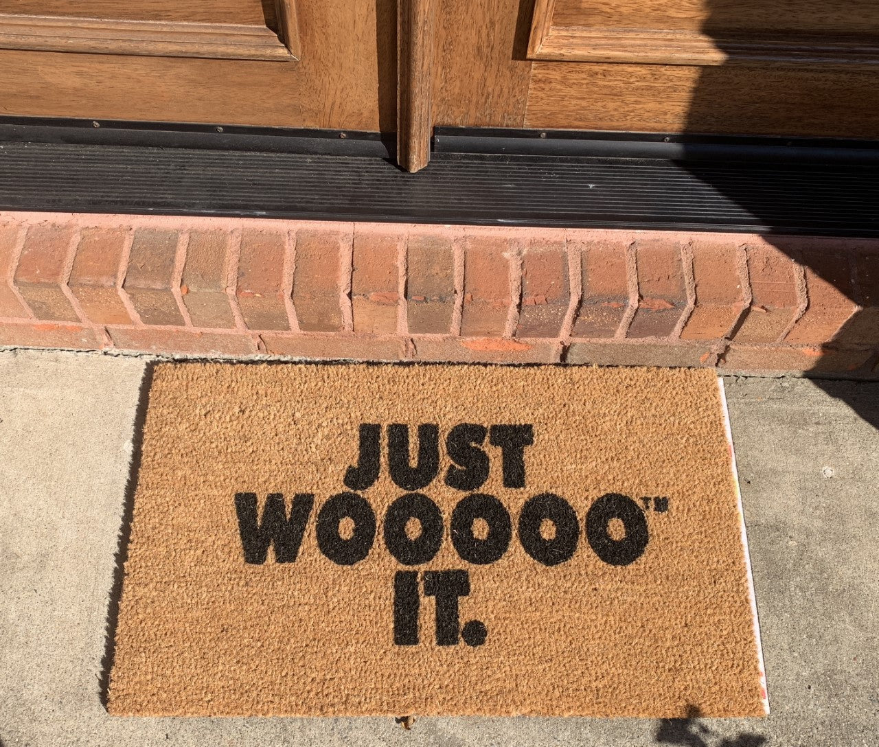 Just WOOOOO It Door Mat