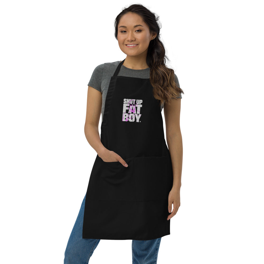 Shut Up Fat Boy Embroidered Apron