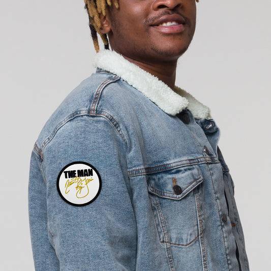 The Man Embroidered patches