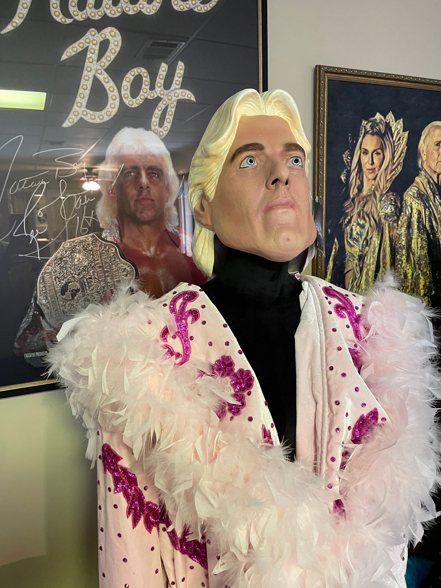 Autographed Ric Flair Costume Mask
