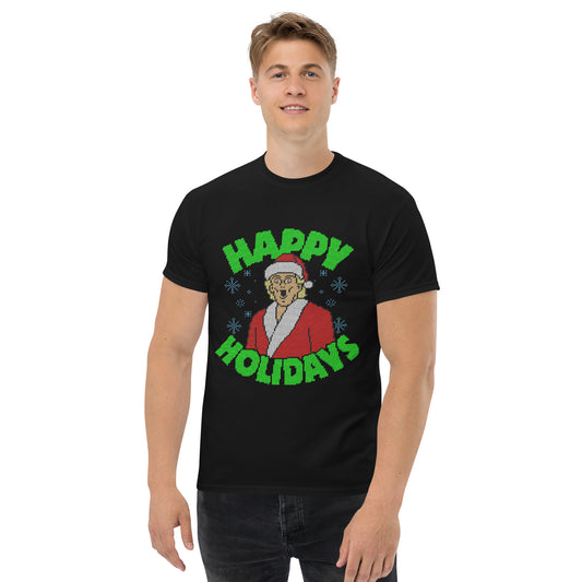Happy Holidays Flair Men's classic tee