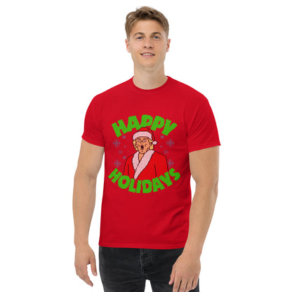 Happy Holidays Flair Men's classic tee