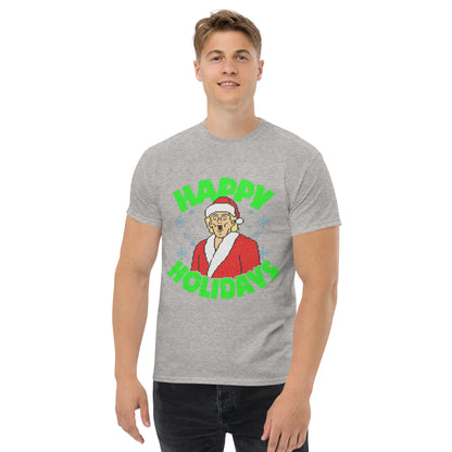 Happy Holidays Flair Men's classic tee