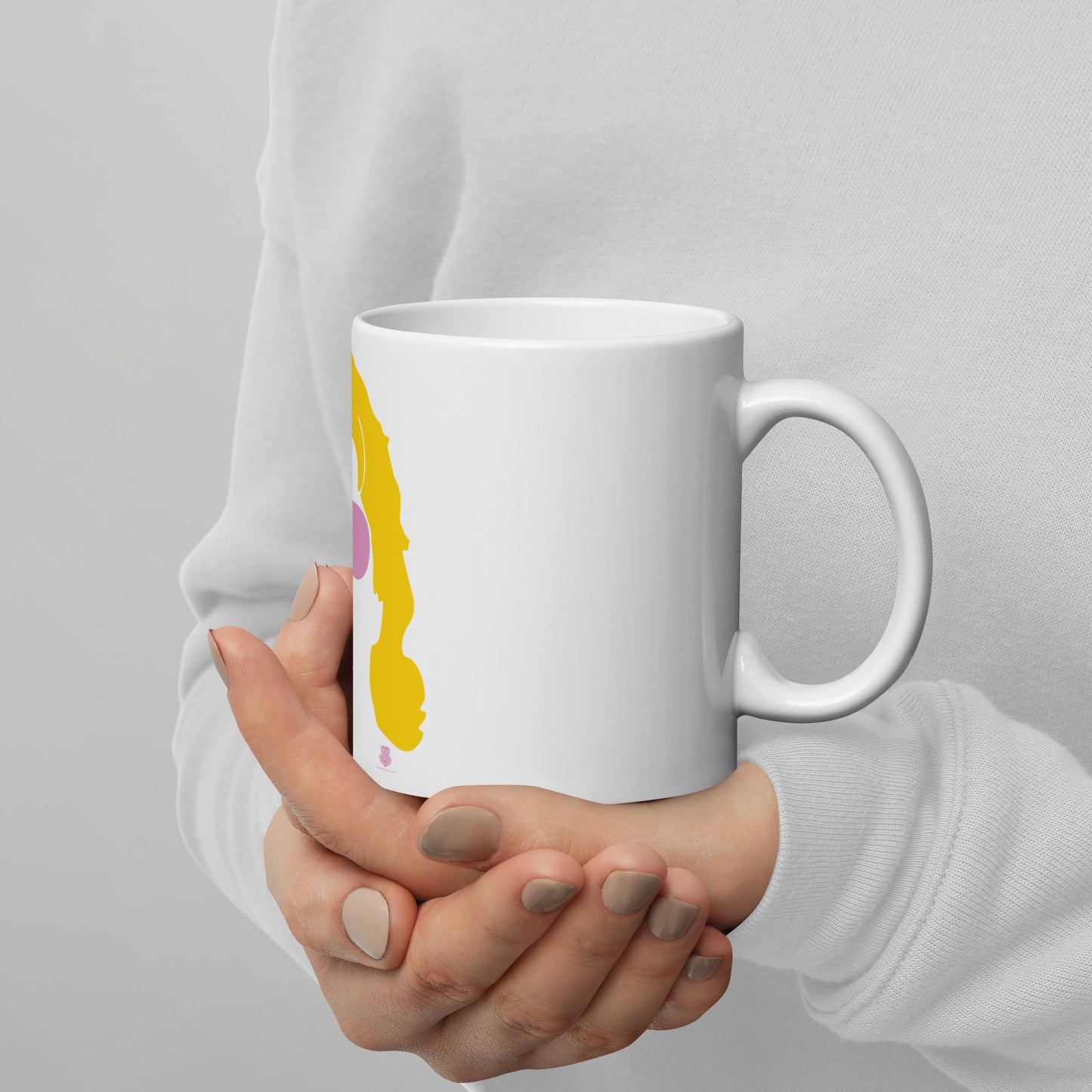Flair Silhouette White glossy mug